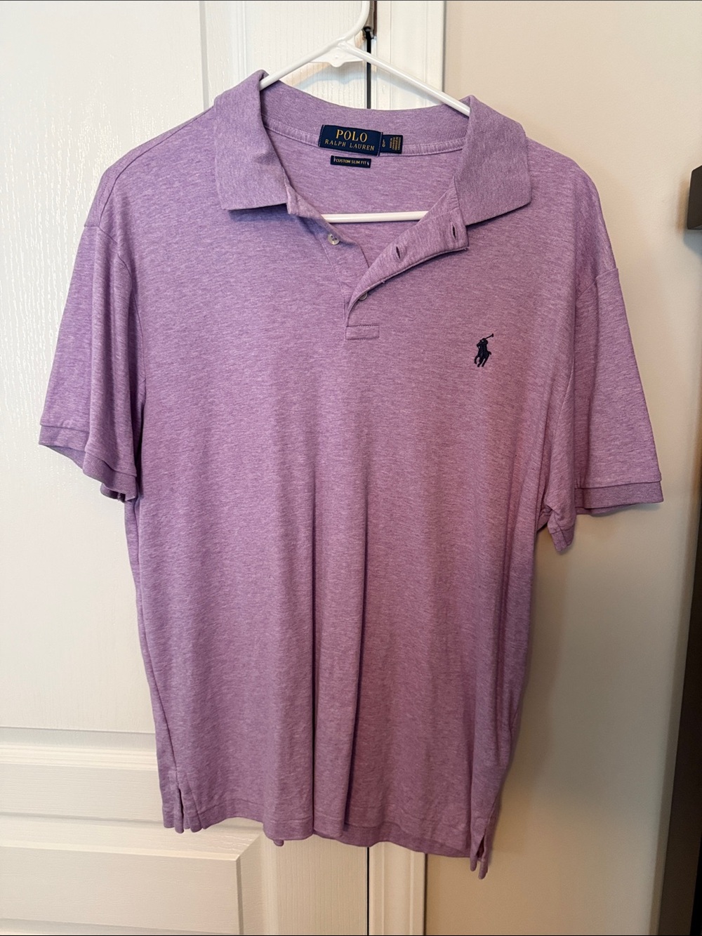 Polo Ralph Lauren Men’s Slim Fit Lavender Polo